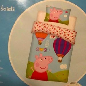 Peppa pig toddler duvet set